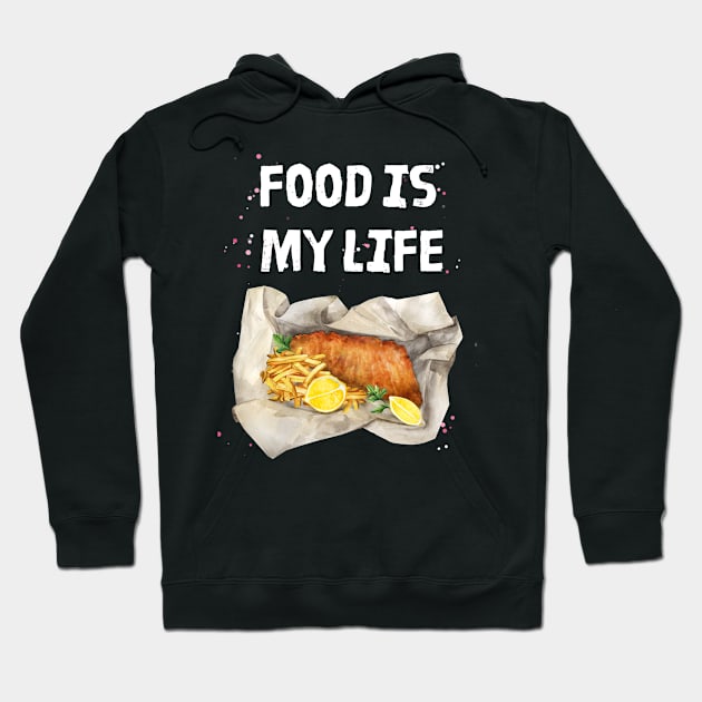 Food is my life Hoodie by BrookProject